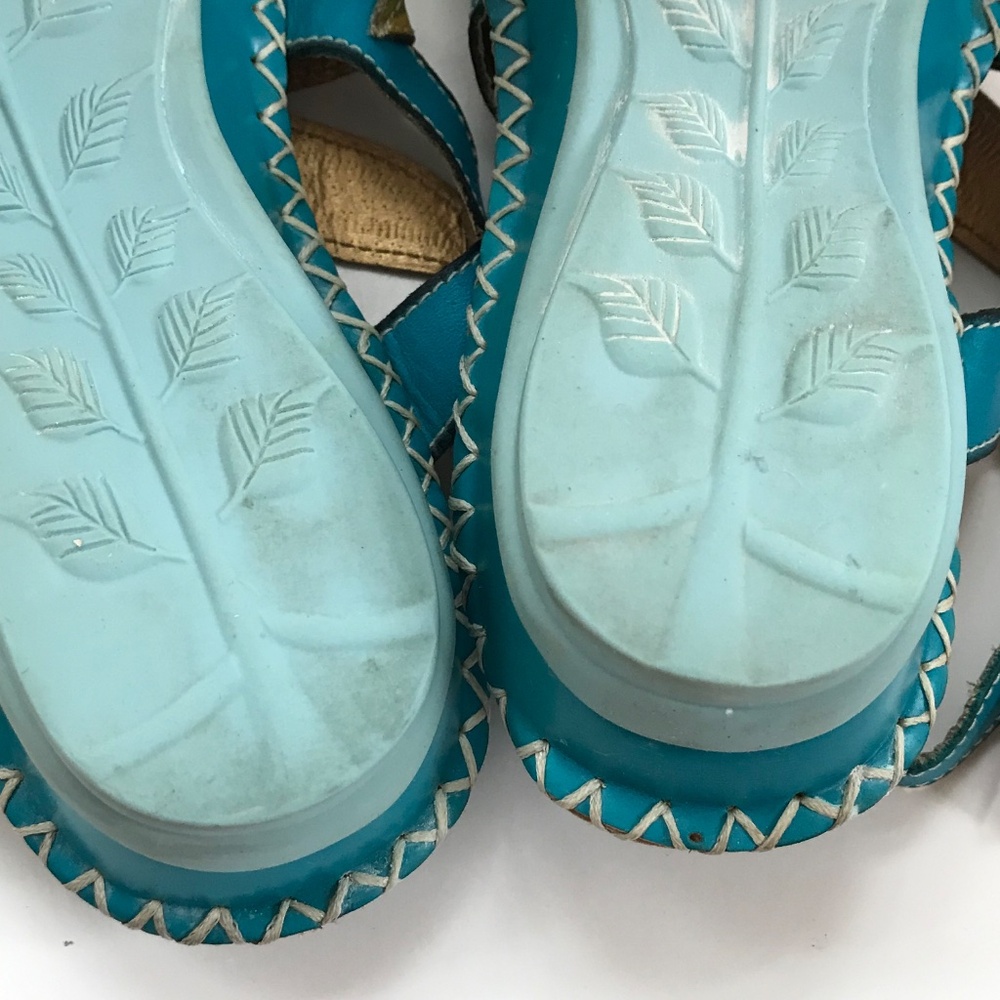 SOCOFY Flower Sandals Leather Bohemian Women’s Size 7 - Picture 16 of 16